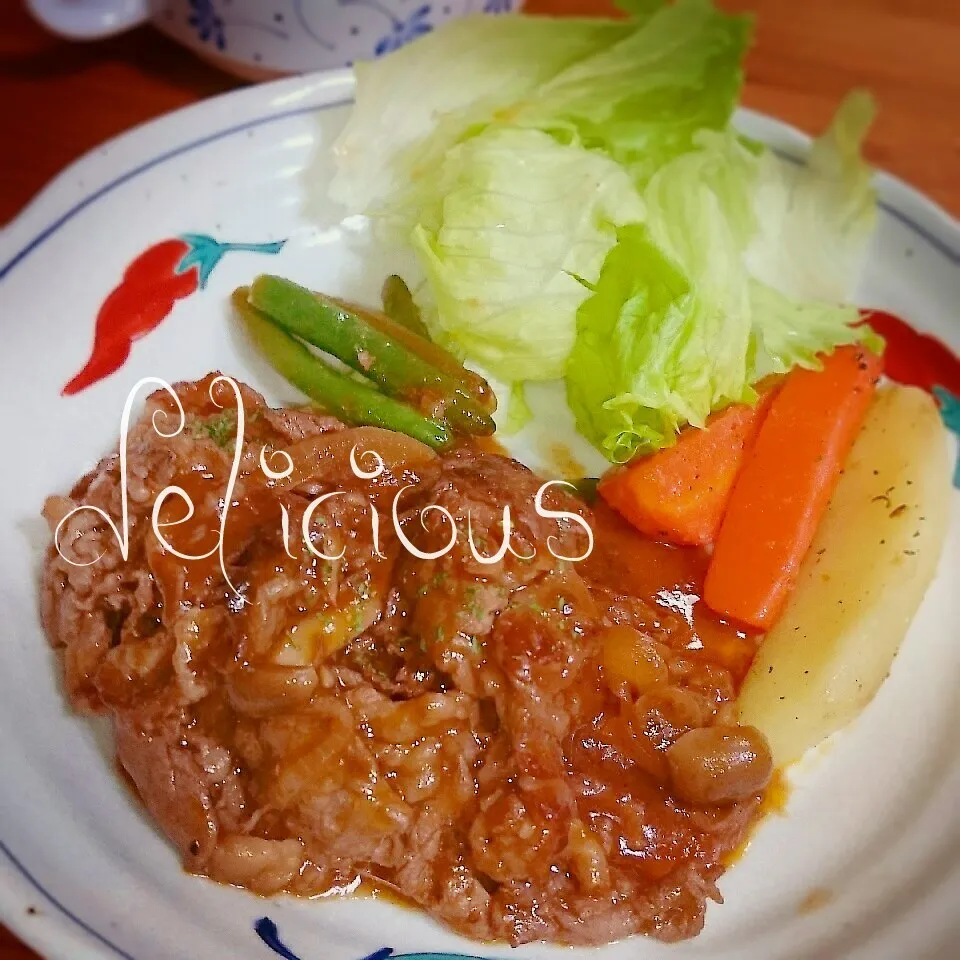 柔らか牛肉の赤ワイン煮込みσ(*´∀｀*)|とまと🍅さん