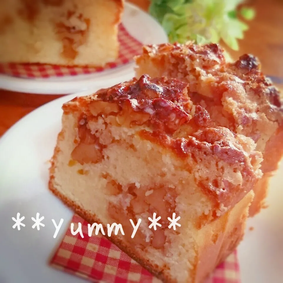 *まねっこ*胡桃のキャラメルパウンドケーキ|とまと🍅さん