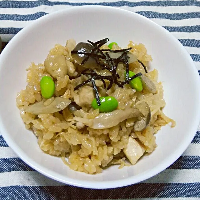 2018/10/23　焼肉のたれで炊き込みご飯❤|ちいたんさん