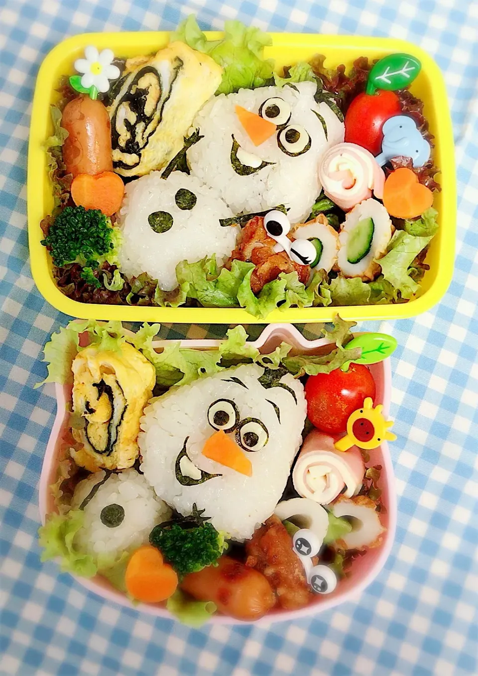 Snapdishの料理写真:親子遠足弁当🍙|みぃさん