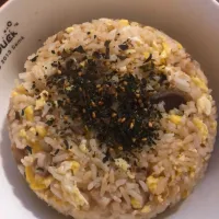 豬排牛丸蛋炒飯 Pork Chop Beef Ball Egg fried rice|Karen Laiさん