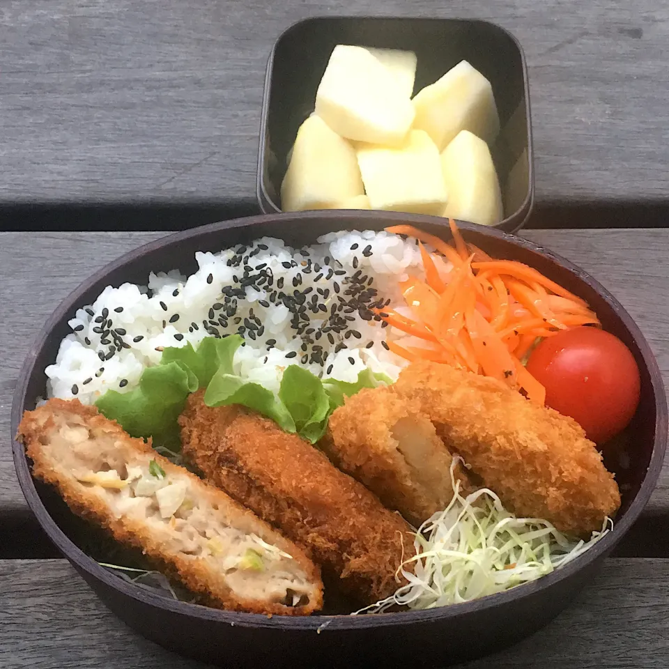 #曲げわっぱ弁当  #男子高校生弁当|さい。さん