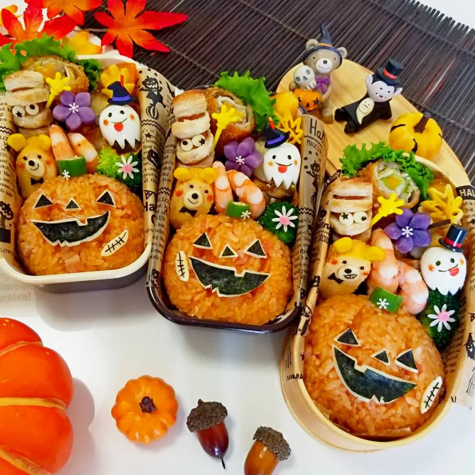 ハロウィン🎃おそろ弁当🎃|ayano.adshさん