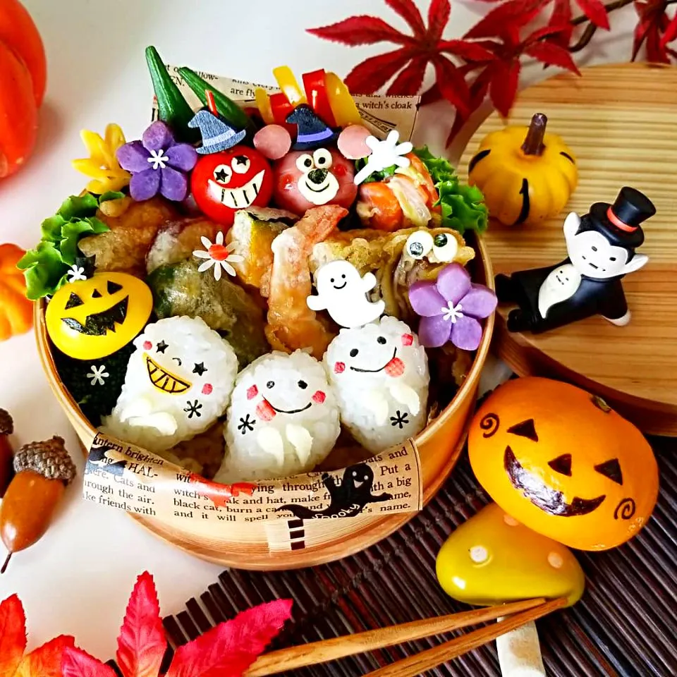 ハロウィン🎃👻天丼弁当|ayano.adshさん