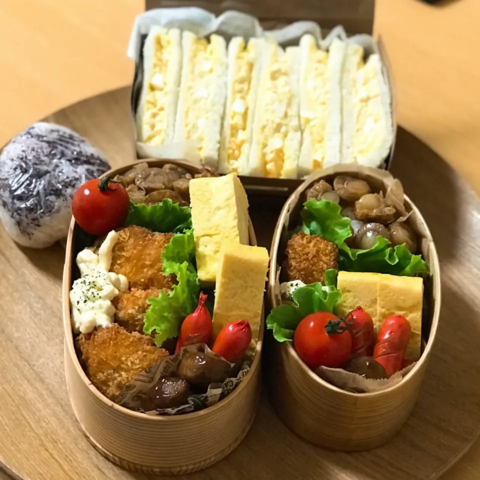 Snapdishの料理写真:シャケのフライ弁当|sroknnaokoさん