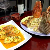 Baked Lobster linguine and Tortellini Napolitana|Gastrovel@JDさん