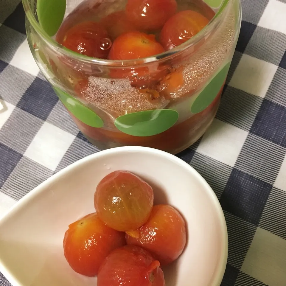 トマト酢漬け🍅|しろくまさん