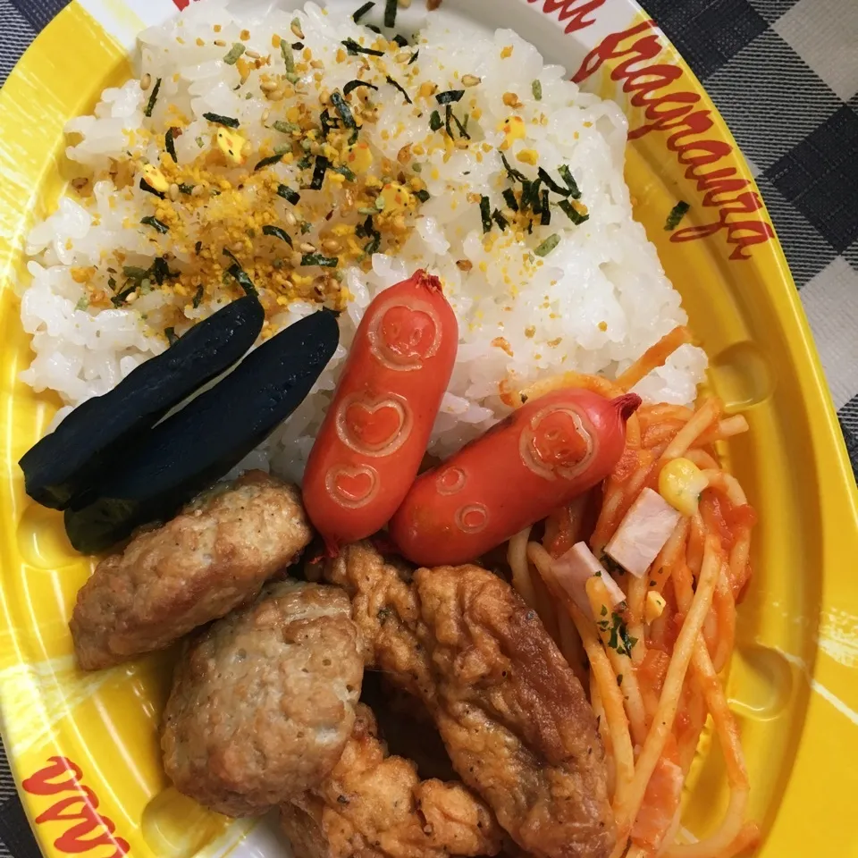 Snapdishの料理写真:お弁当(ᵔᴥᵔ)|しろくまさん