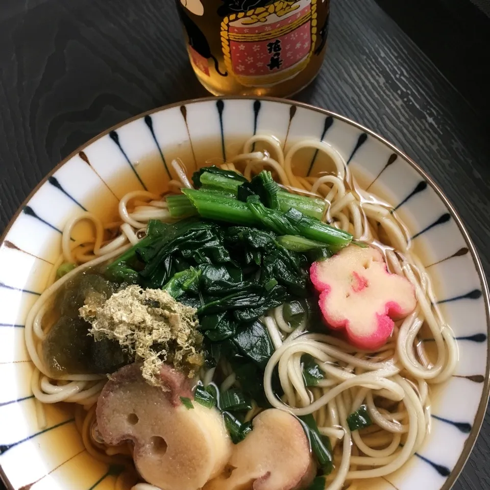 Snapdishの料理写真:お昼はお蕎麦(ᵔᴥᵔ)|しろくまさん