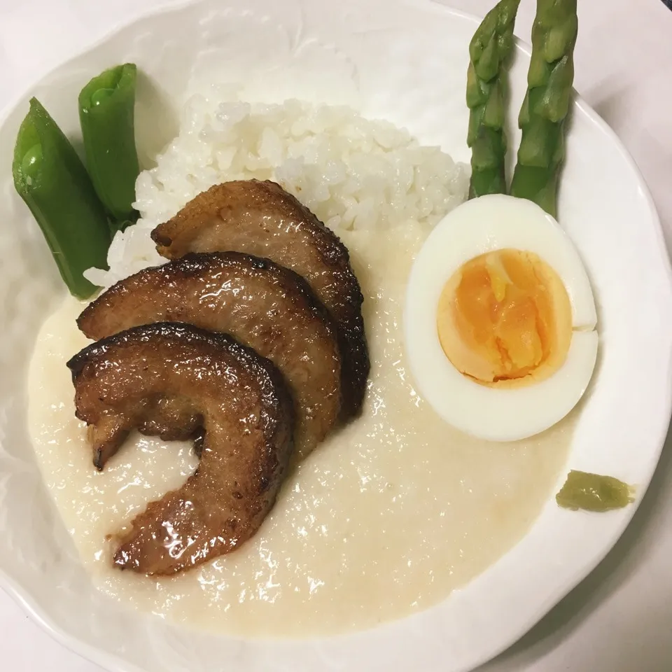 豚トロ山かけとろとろ丼|しろくまさん