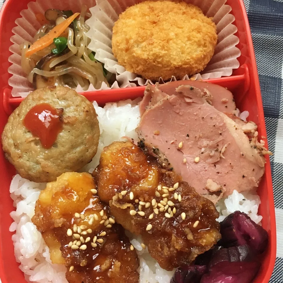 Snapdishの料理写真:旦那弁当🍱|しろくまさん