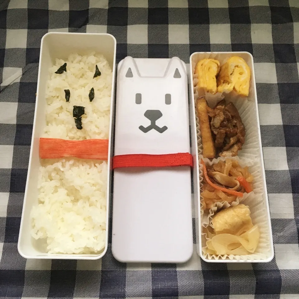 Snapdishの料理写真:お弁当(ᵔᴥᵔ)|しろくまさん