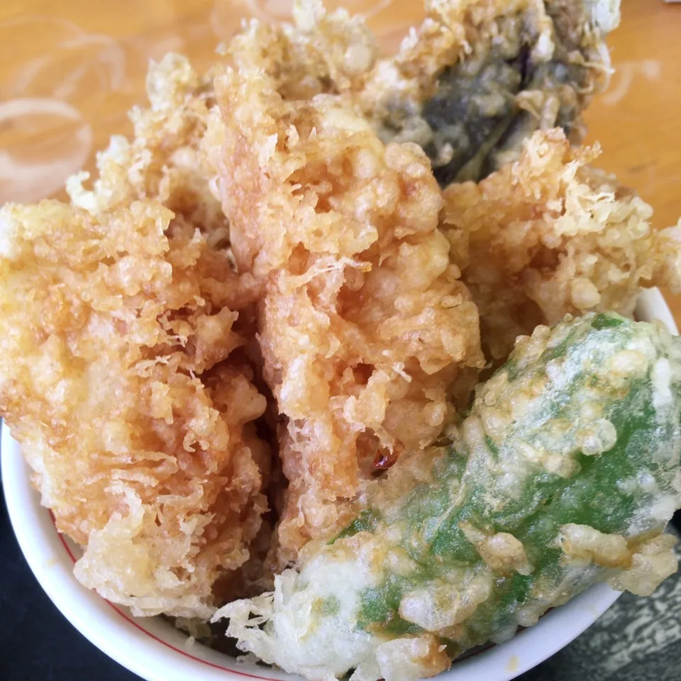 Snapdishの料理写真:ミニふぐ天丼|しろくまさん