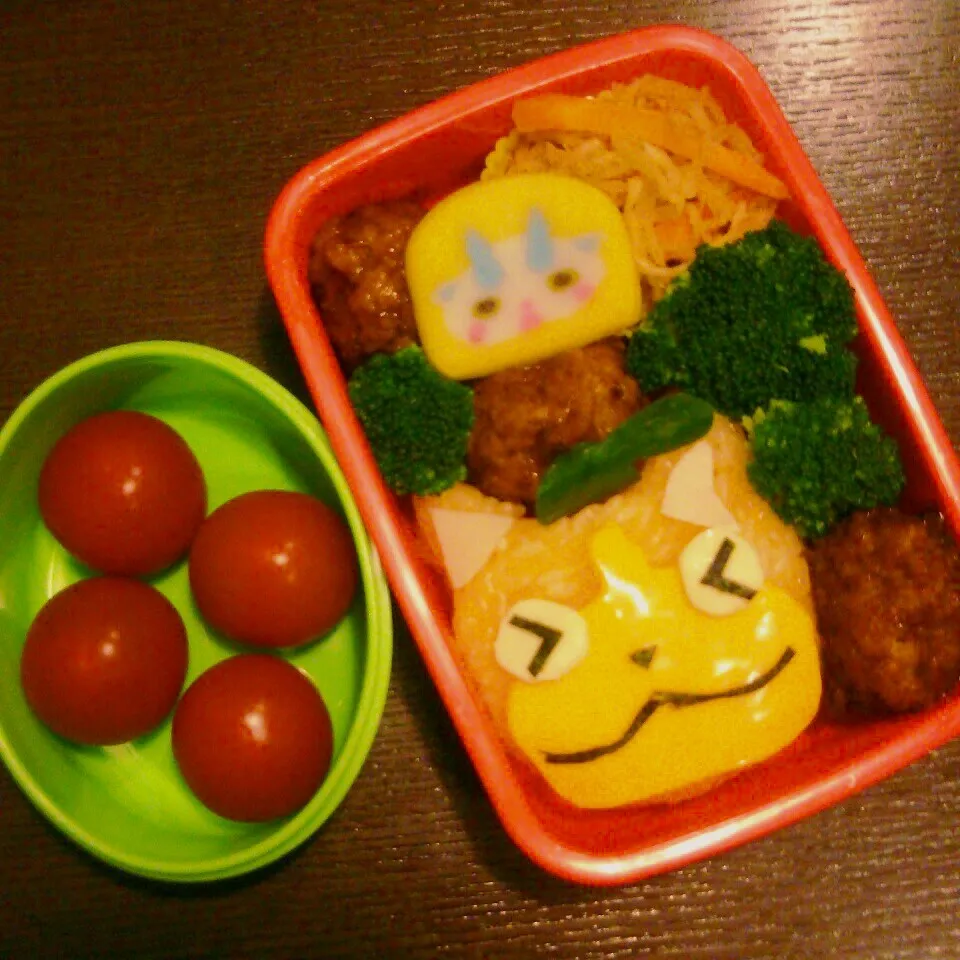 Snapdishの料理写真:みかんニャン息子弁|Rieさん