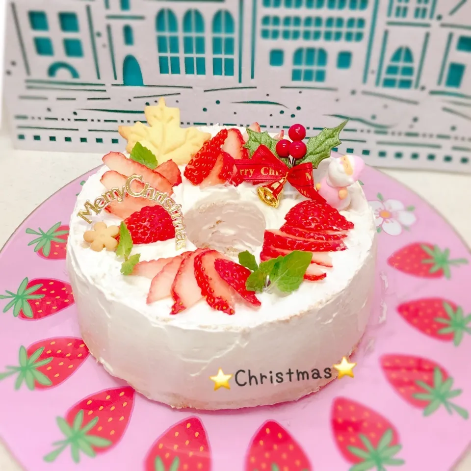 Snapdishの料理写真:・.。:*・♬*Christmas Chiffon*・♬*|ぷらっとさん