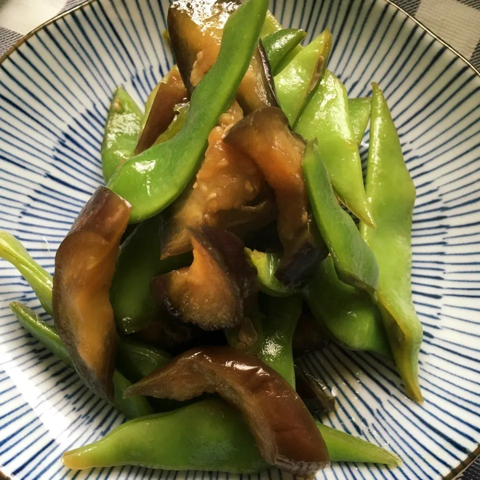 モロッコインゲンナス炒め|しろくまさん