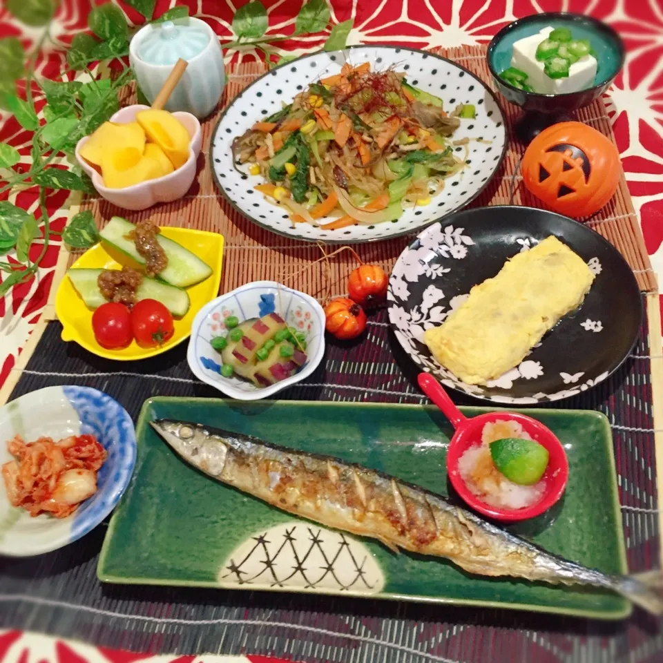 ・.。:*・♬*旬の秋刀魚de〜旦那の夕飯 *♫.|ぷらっとさん