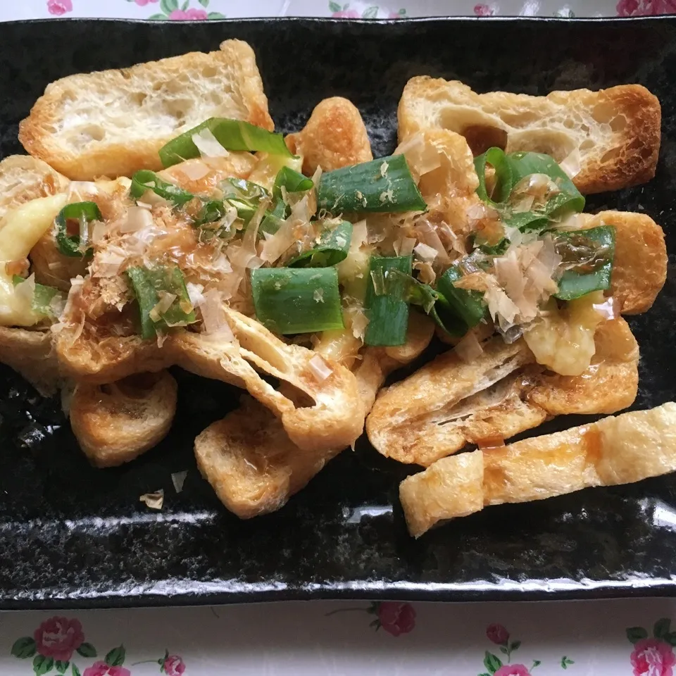 焼き油揚げ ふぅ〜ママさん|しろくまさん