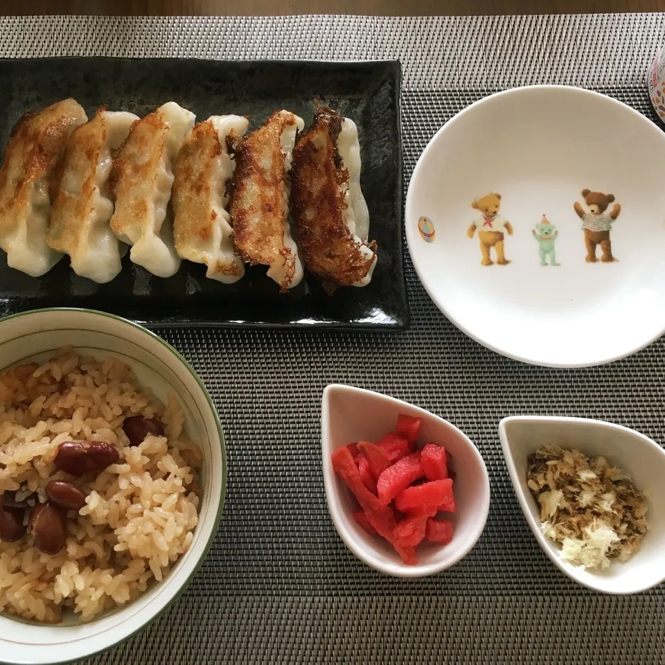 Snapdishの料理写真:お昼ごはん(飯研)|しろくまさん