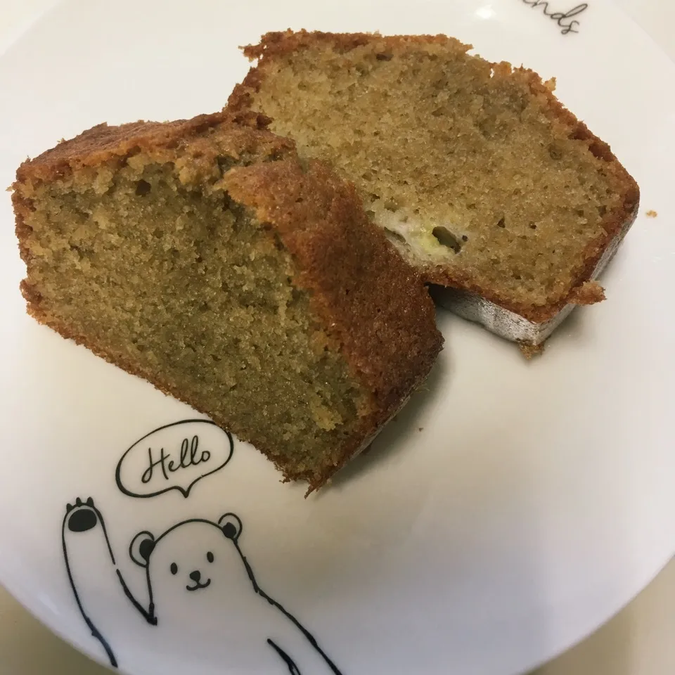 Snapdishの料理写真:バナナ🍌カフェオレケーキ|しろくまさん