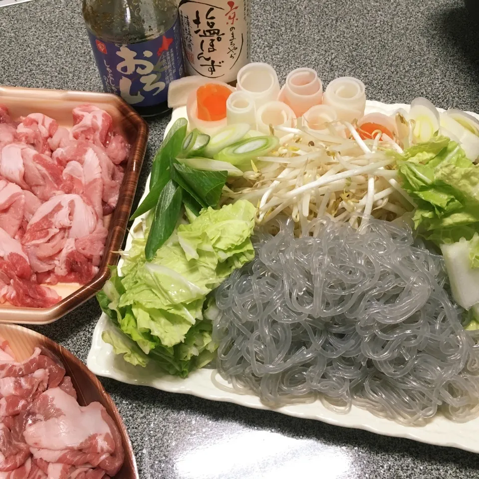 Snapdishの料理写真:しゃぶしゃぶ|しろくまさん