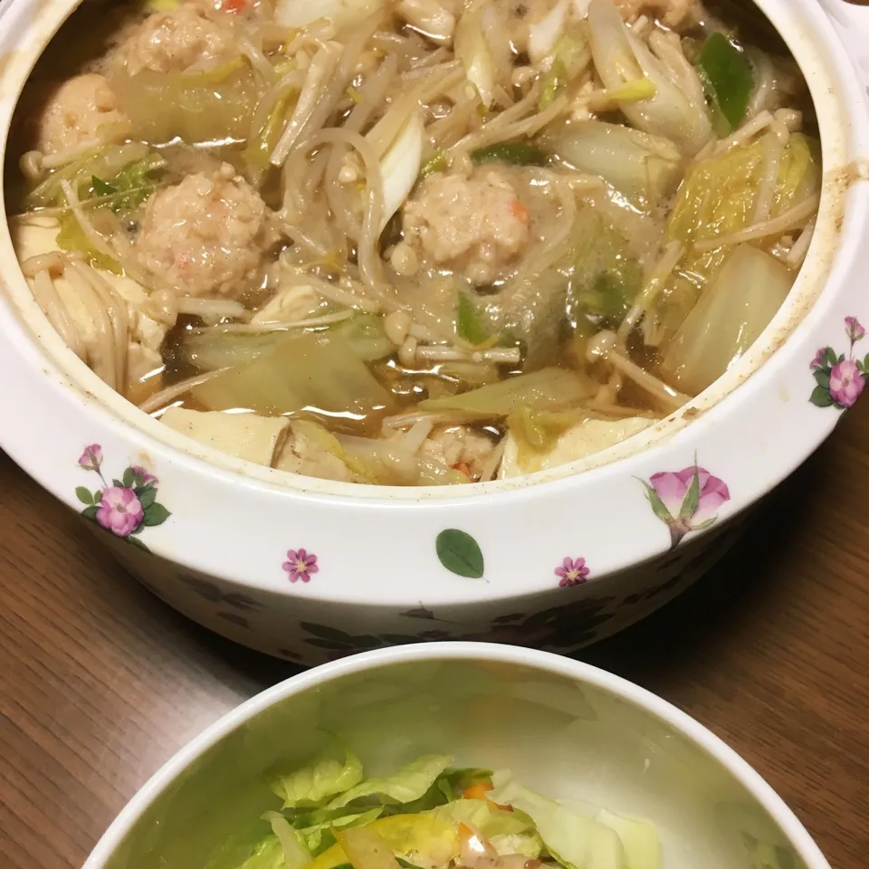 もやし鍋🍲|しろくまさん