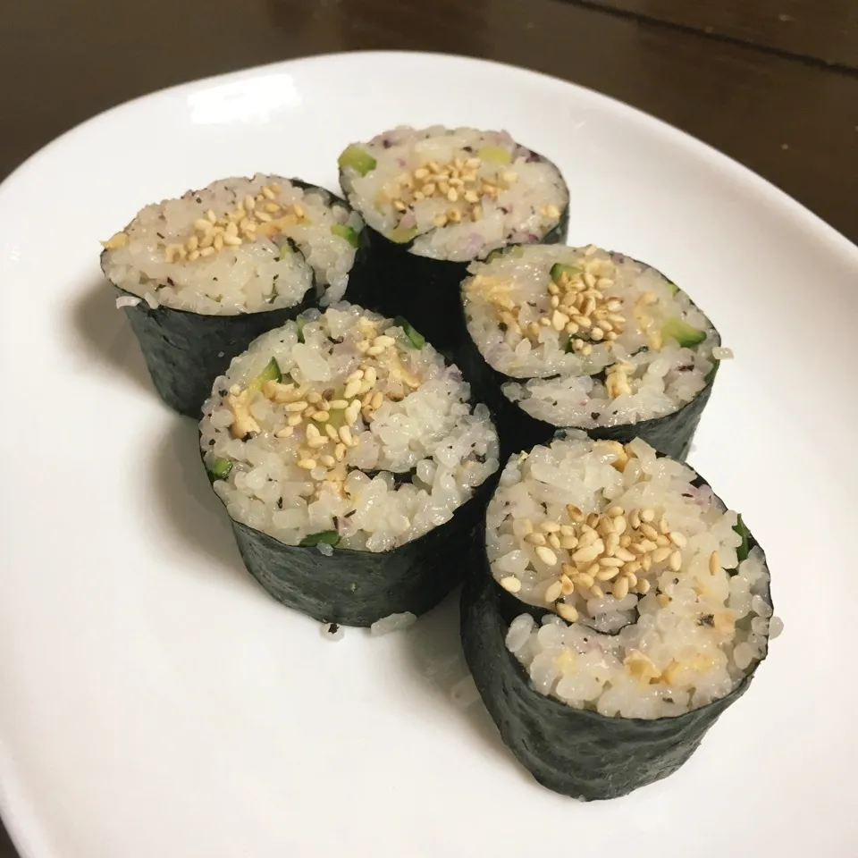 【飯研】ワサビ漬け&稲荷揚げ&ゆかり巻き|TOMOさん