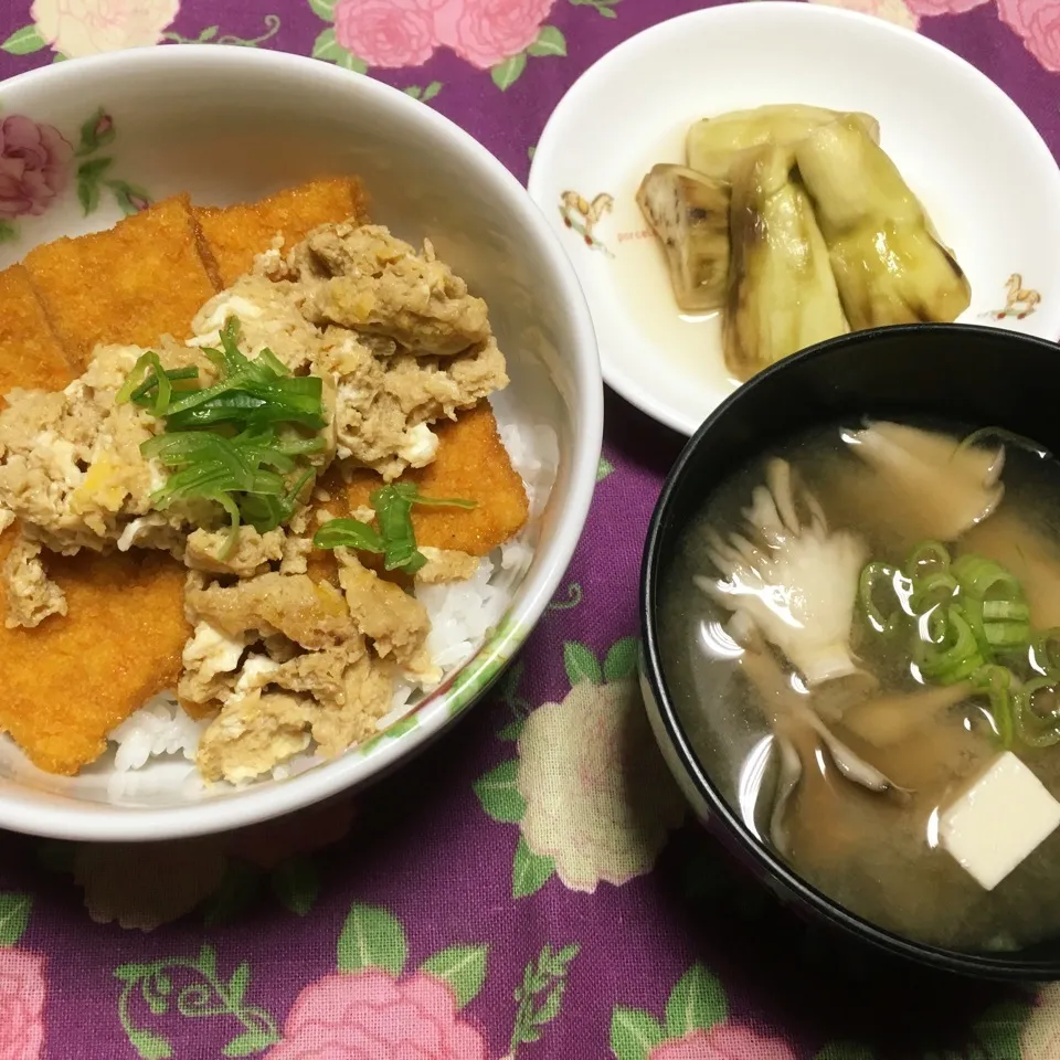 ビックカツで晩御飯|しろくまさん