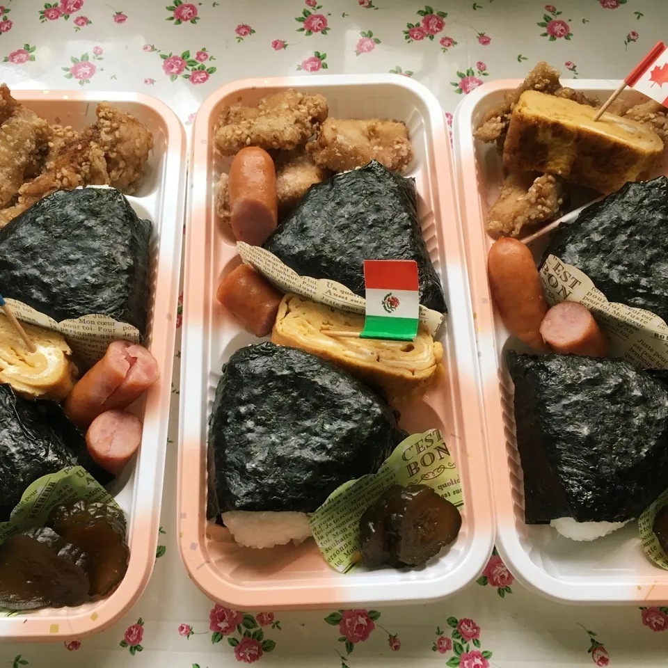 Snapdishの料理写真:花火大会弁当|しろくまさん