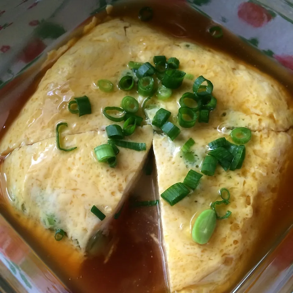 卵と豆腐で楽チン|しろくまさん