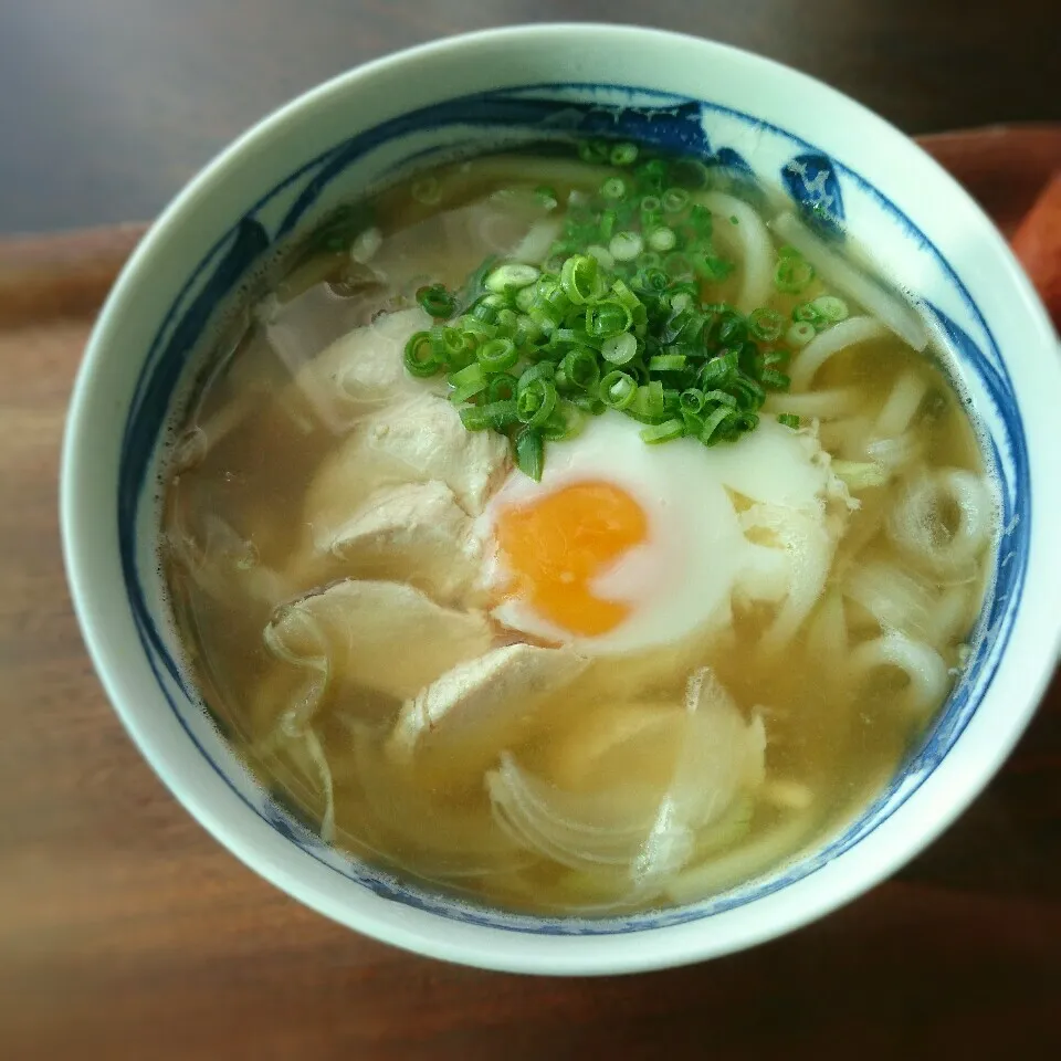 鶏だしうどん|まりおさん