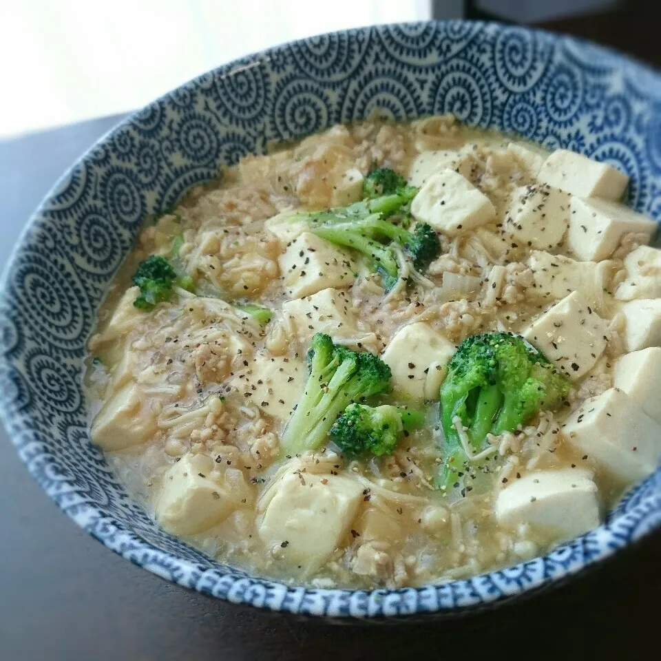 白い麻婆豆腐|まりおさん