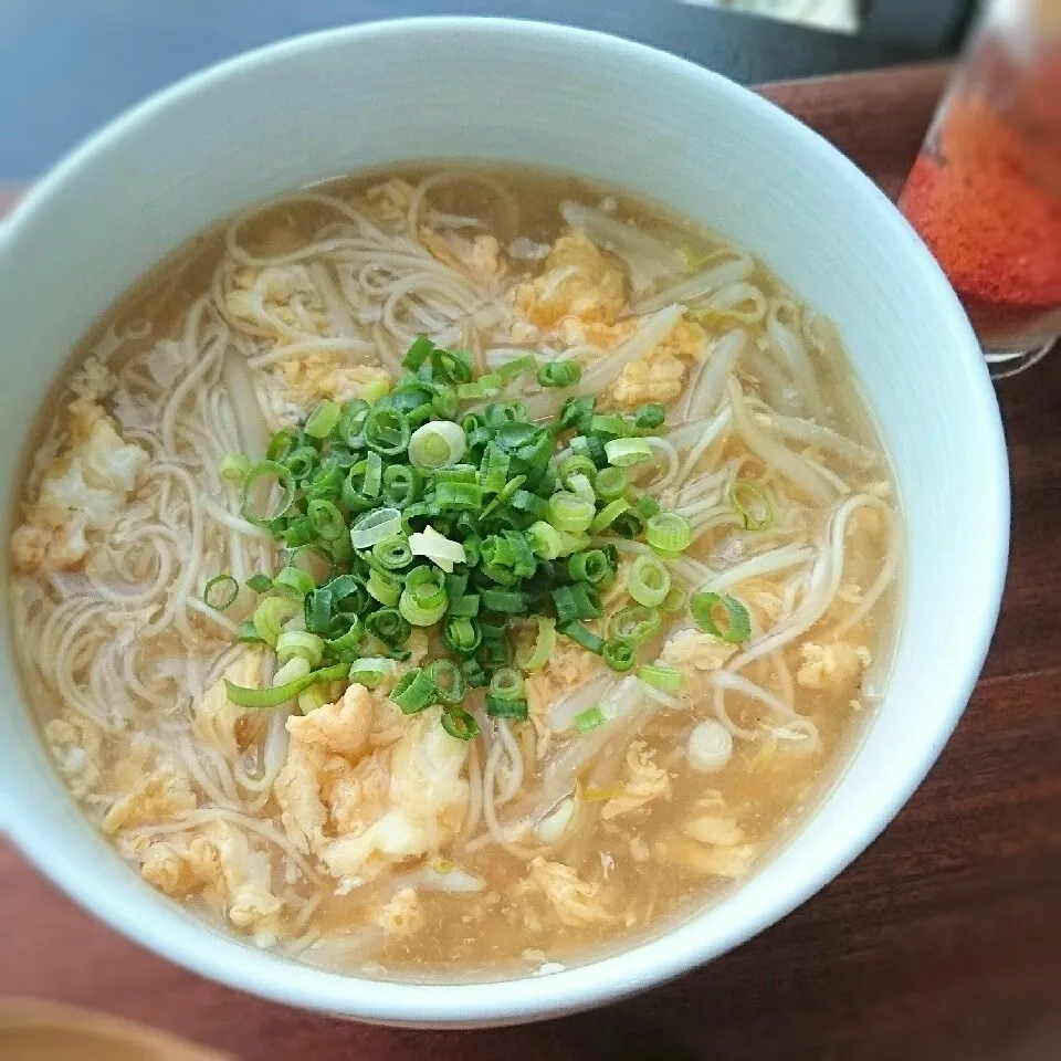 もやたまあんかけにゅうめん|まりおさん