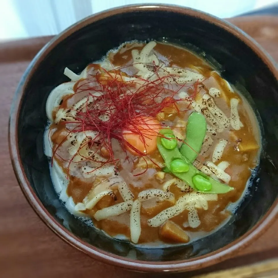 デジャブ♡炙りチーズのカレーうどん|まりおさん