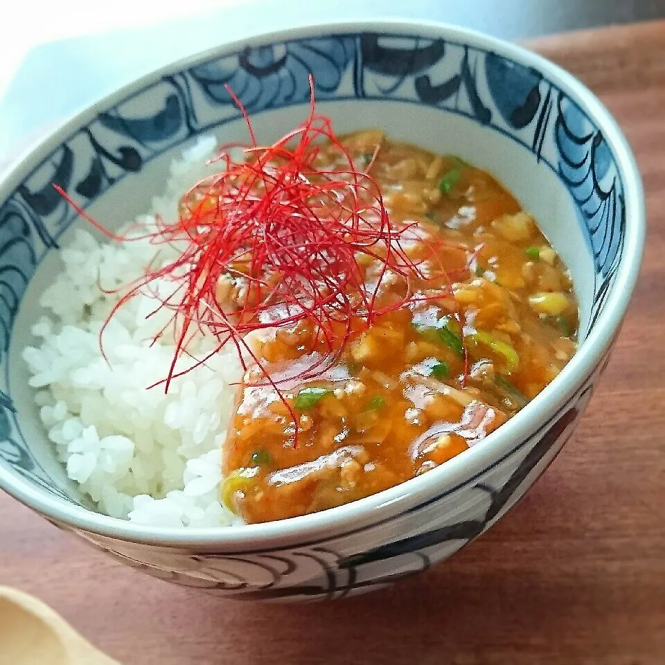 麻婆丼|まりおさん