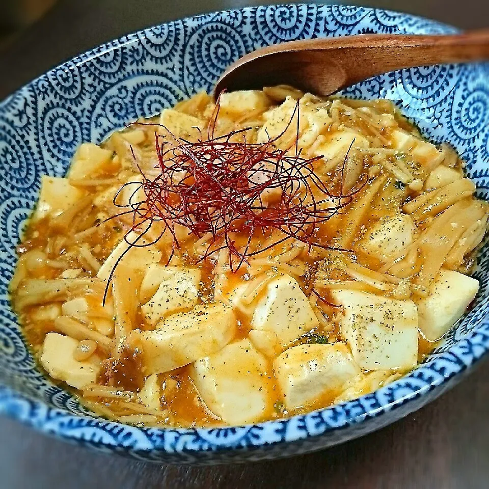 きのこ入り麻婆豆腐|まりおさん