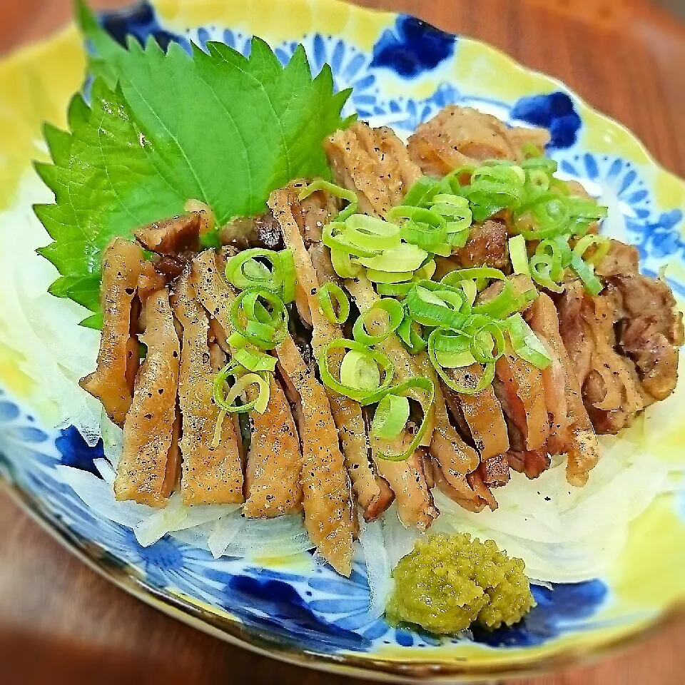 焼き親鶏のﾎﾟﾝ酢|まりおさん