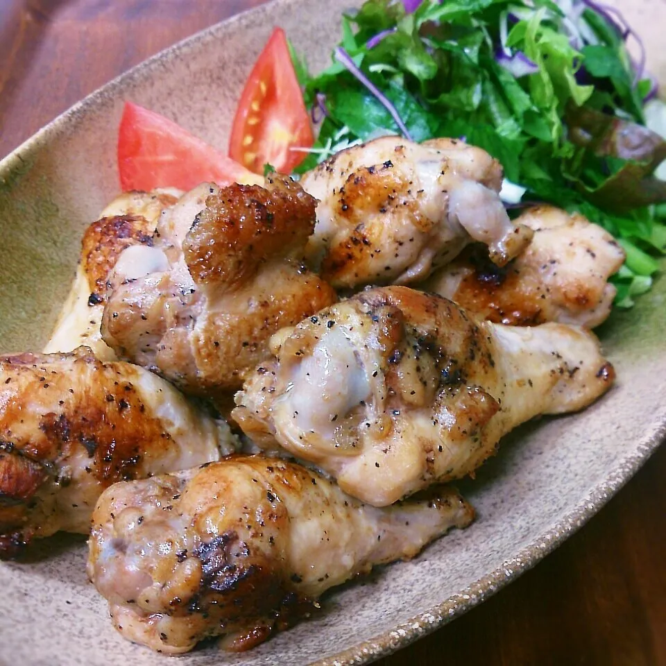 やみつきﾁｷﾝ 塩ﾊﾞｰｼﾞｮﾝ|まりおさん