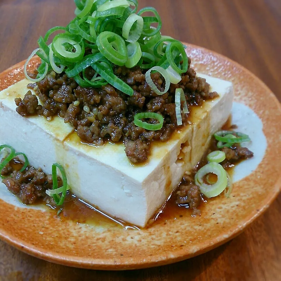 あつひや♡麻婆冷奴|まりおさん