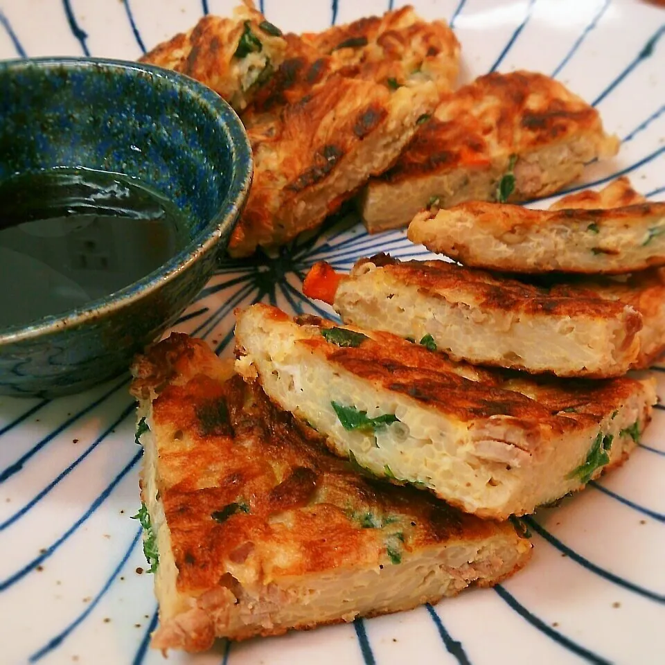 そうめんﾁｬﾝﾌﾟﾙの残りでﾁﾁﾞﾐ風|まりおさん