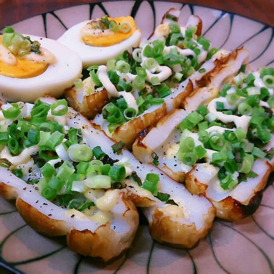 ﾏﾖ焼きちくわﾈｷﾞまみれ|まりおさん