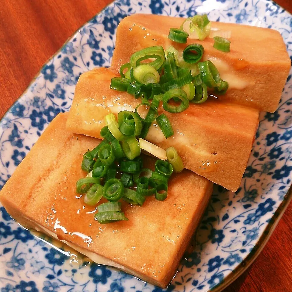 ﾁｰｽﾞin高野豆腐|まりおさん