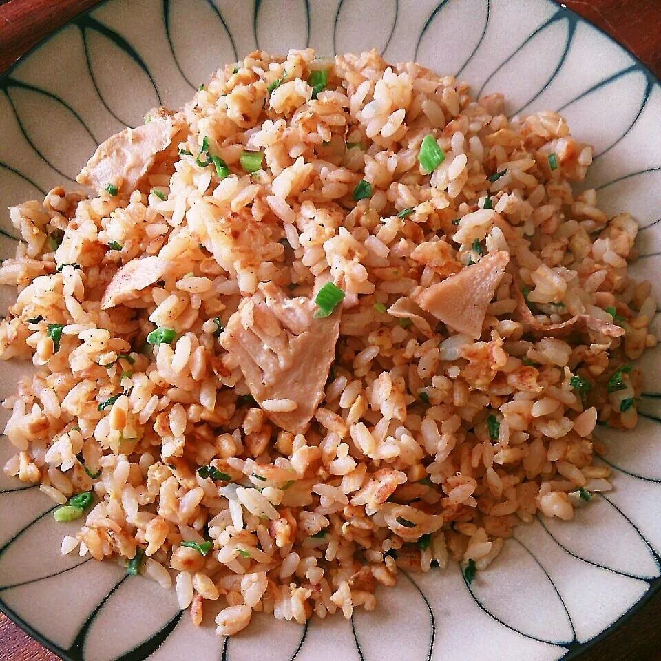 たけのこご飯ﾘﾒｲｸ納豆ﾁｬｰﾊﾝ|まりおさん