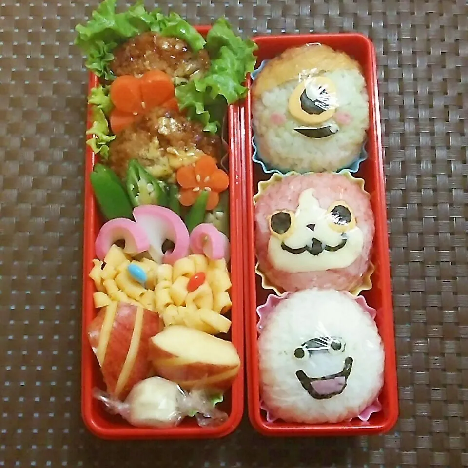 Snapdishの料理写真:幼稚園職場体験応援弁当～つくねのマヨ焼き|kanakoさん