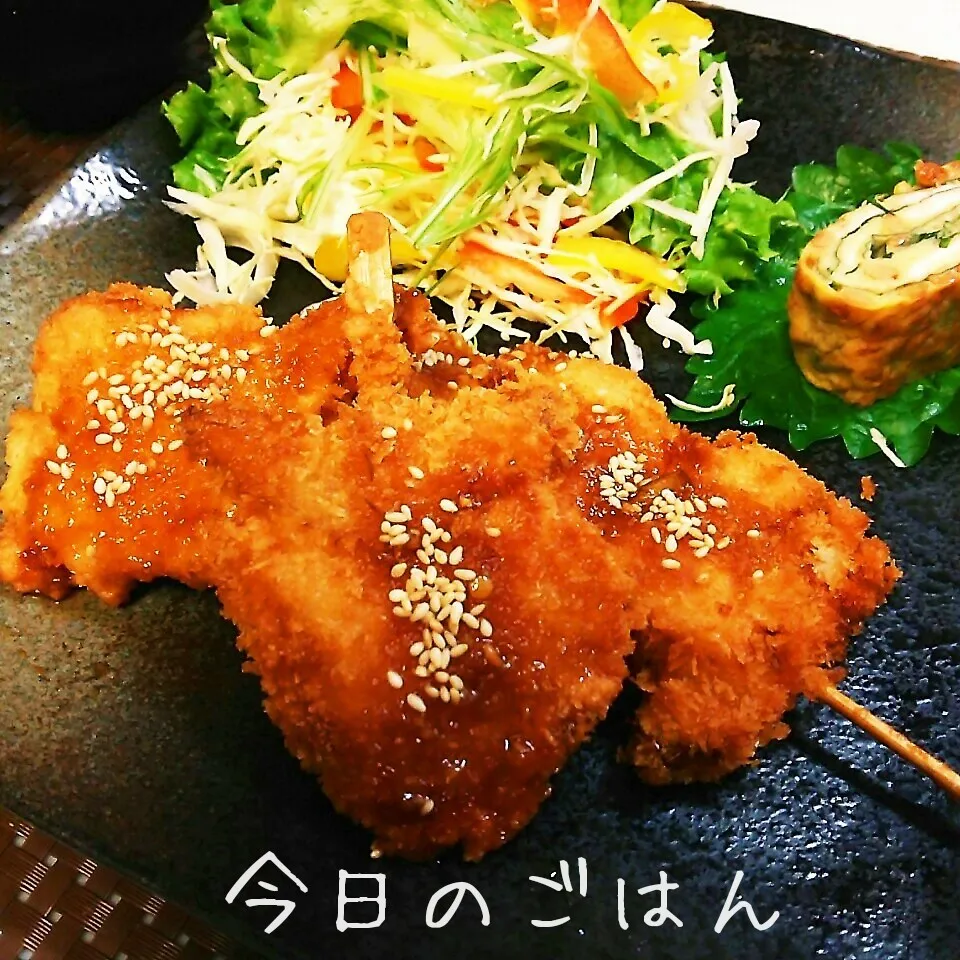 Snapdishの料理写真:チキン串カツ|kanakoさん