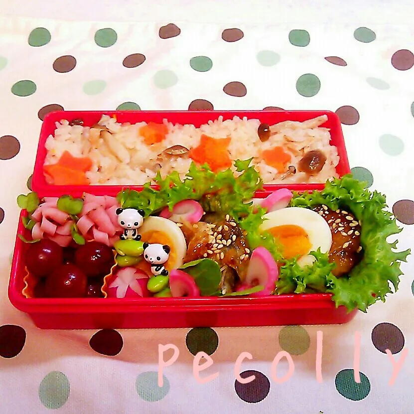 中１女子弁当～炊き込みごはん♪|kanakoさん