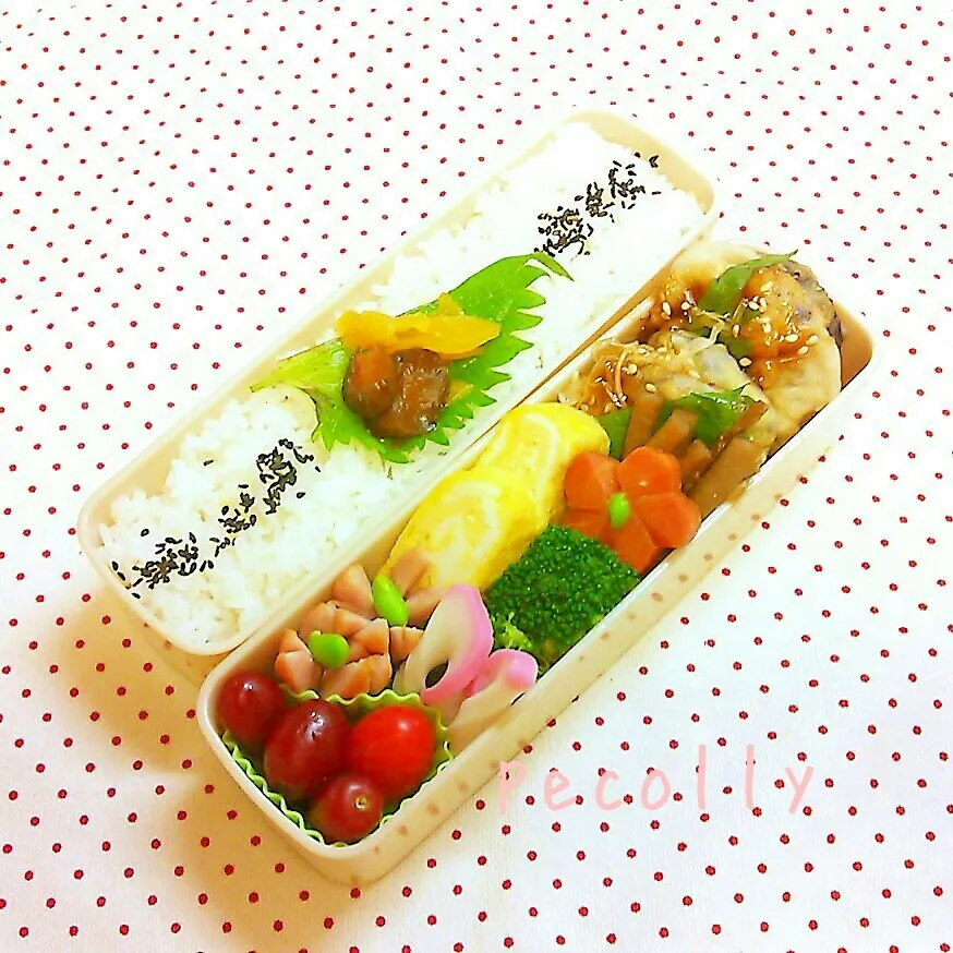 *｡ﾟ＊今日のお弁当＊ﾟ｡*～なす天|kanakoさん