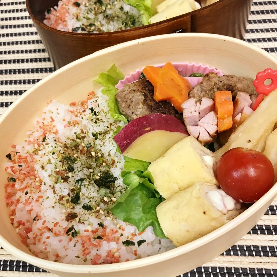 Snapdishの料理写真:10/12☆*:高1娘弁当|ゆうさん