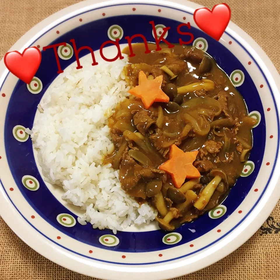 わが家のカレー🍛で、ありがとう😊|なめ子さん