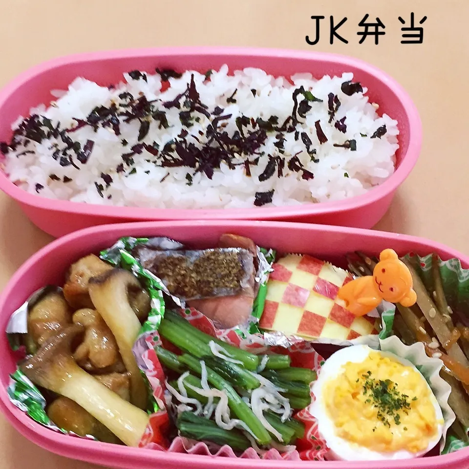 娘のバランス重視弁当|なめ子さん